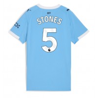 Manchester City John Stones #5 Domáci Ženy futbalový dres 2025-26 Krátky Rukáv
